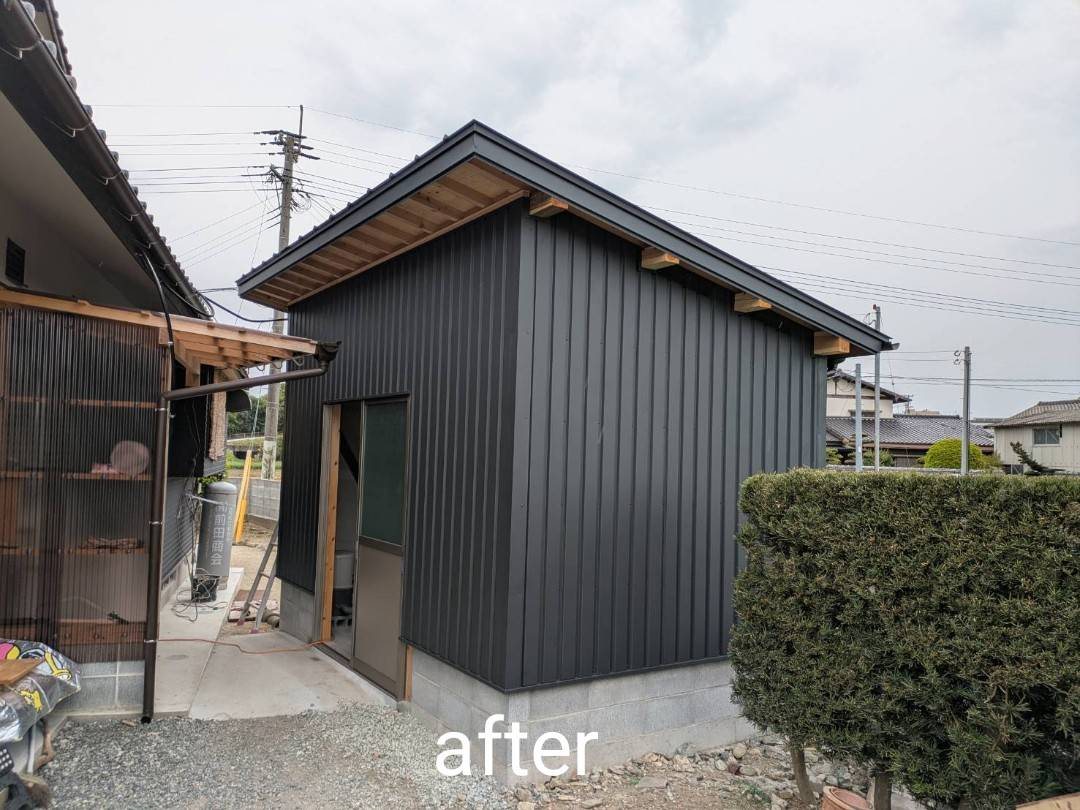 物置小屋の完成